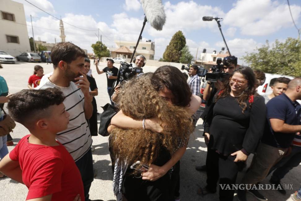 $!Tras estar ocho meses presa, Ahed Tamimi “volvería” a golpear a soldado israelí