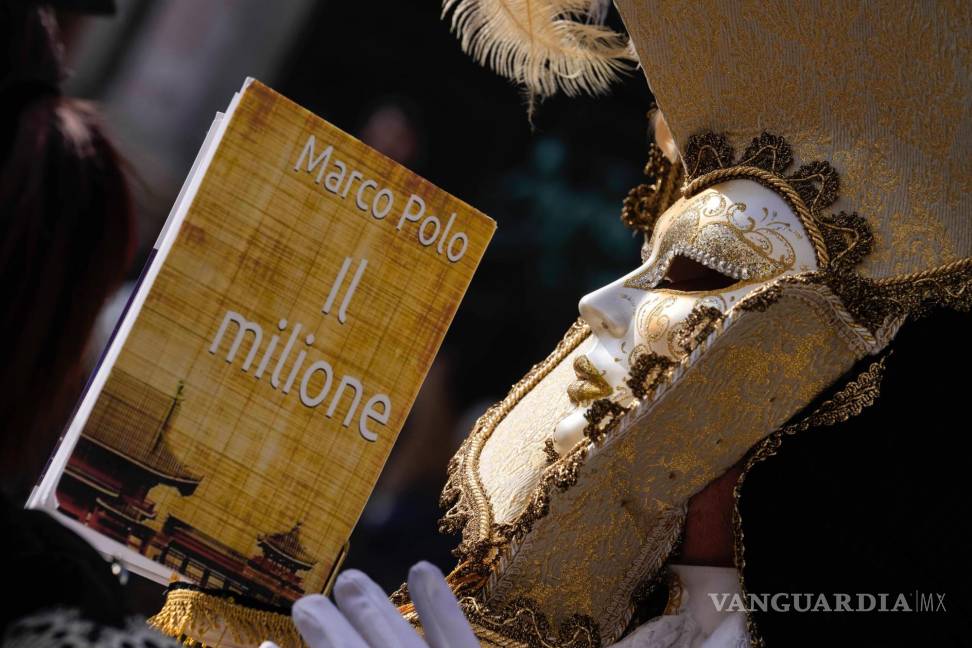 $!Venecia conmemora el 700 aniversario de la muerte de Marco Polo con un año de actos que comenzaron con un inicio del Carnaval.