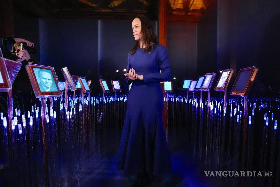 $!La opositora venezolana María Corina Machado, asiste a la inauguración de la exposición oficial del Premio Nobel de la Paz en el Centro Nobel de la Paz en Oslo.