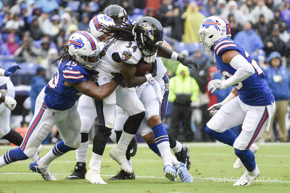 $!Ravens no tiene piedad y 'destroza' a unos tímidos Bills