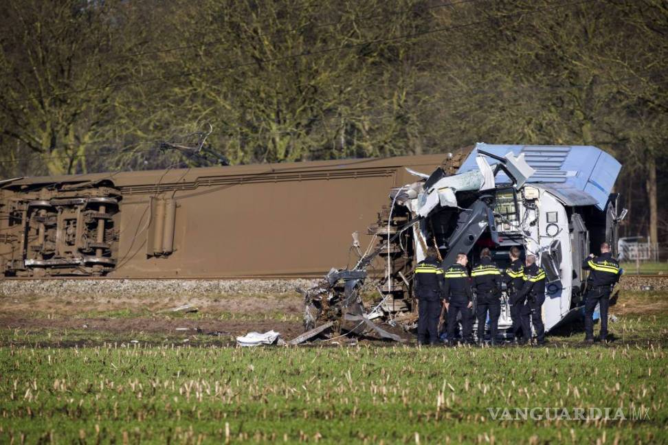 $!Un accidente de tren en Holanda causa un muerto y varios heridos