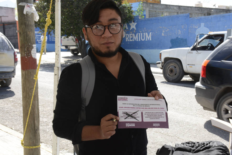 $!Se desploma credibilidad de consulta por NAIM; en Coahuila votan hasta 5 veces