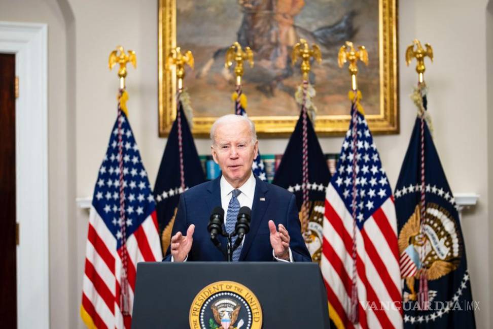 $!El presidente Joe Biden pronuncia comentarios sobre la agitación bancaria en la Casa Blanca en Washington, Estados Unidos.