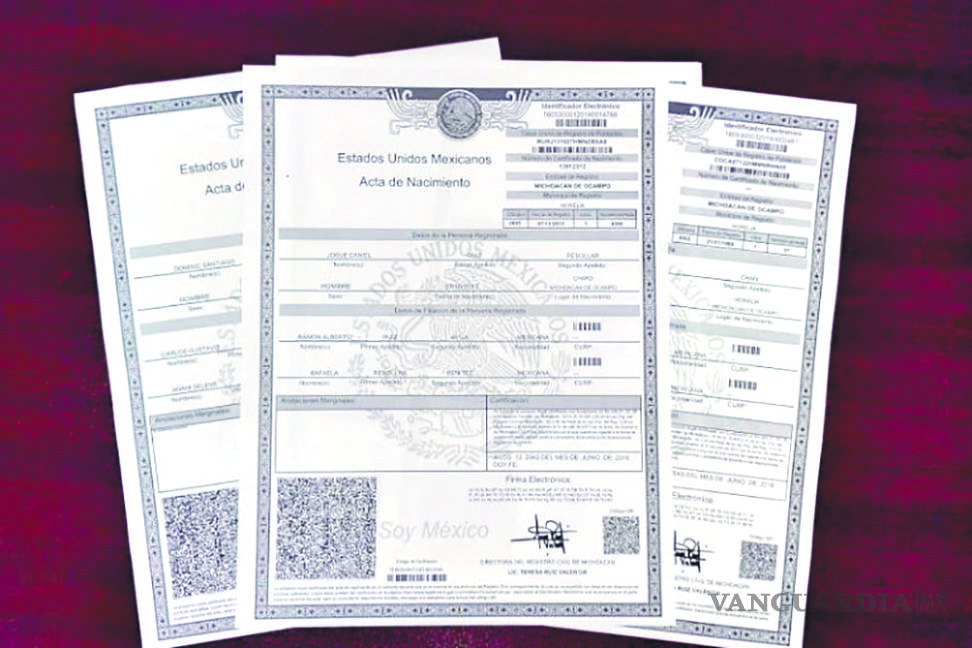 $!En Coahuila actas del Registro Civil se pueden solicitar en línea e imprimir en casa