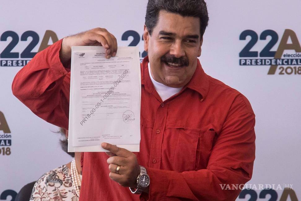 $!Nicolás Maduro inscribe su candidatura para la reelección