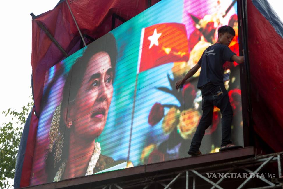 $!Partido de Suu Kyi lidera escrutinio de elecciones birmanas