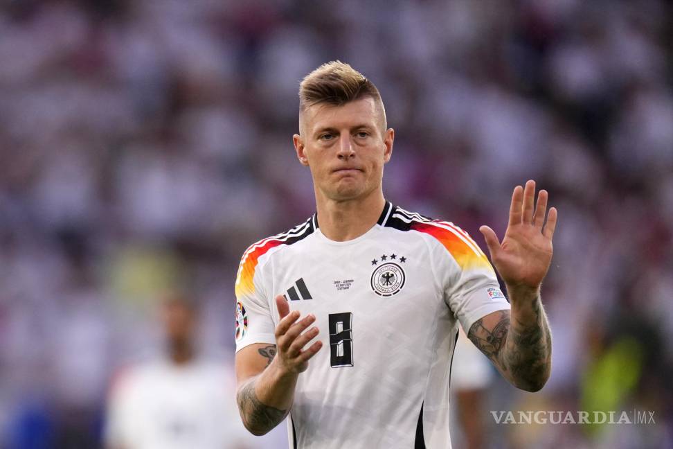 $!Toni Kroos se retiró este viernes, luego de la eliminación de Alemania de la Eurocopa.