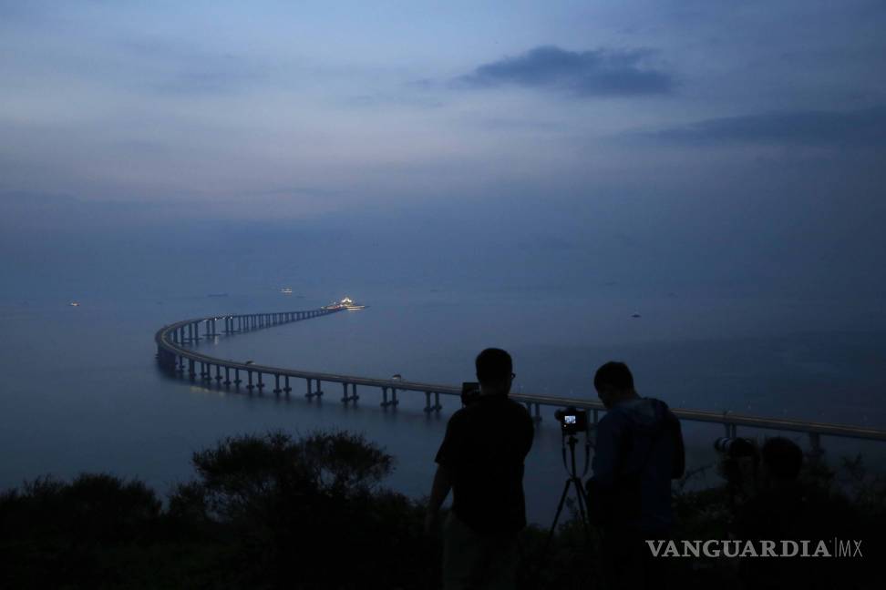 $!Así es el puente marítimo más largo del mundo inaugurado en China