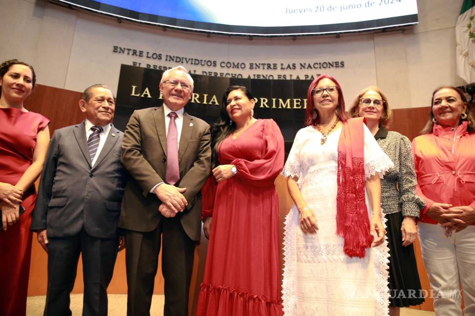 $!Develan en el Muro de Honor del Senado la inscripción: ‘Tecnológico Nacional de México, por mi patria y por mi bien’