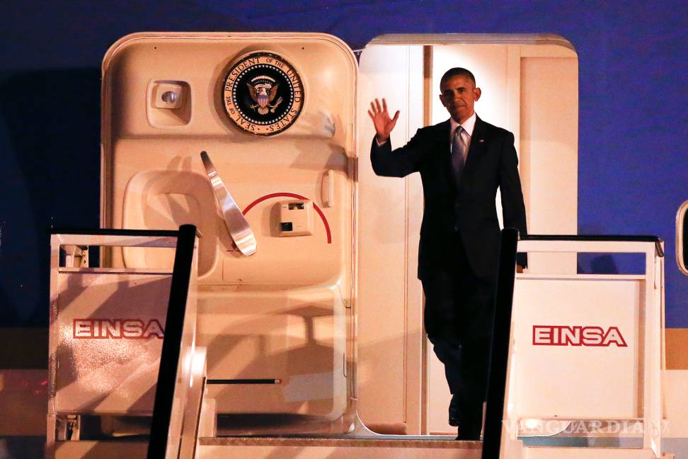 Barack Obama arriba a Madrid en breve visita