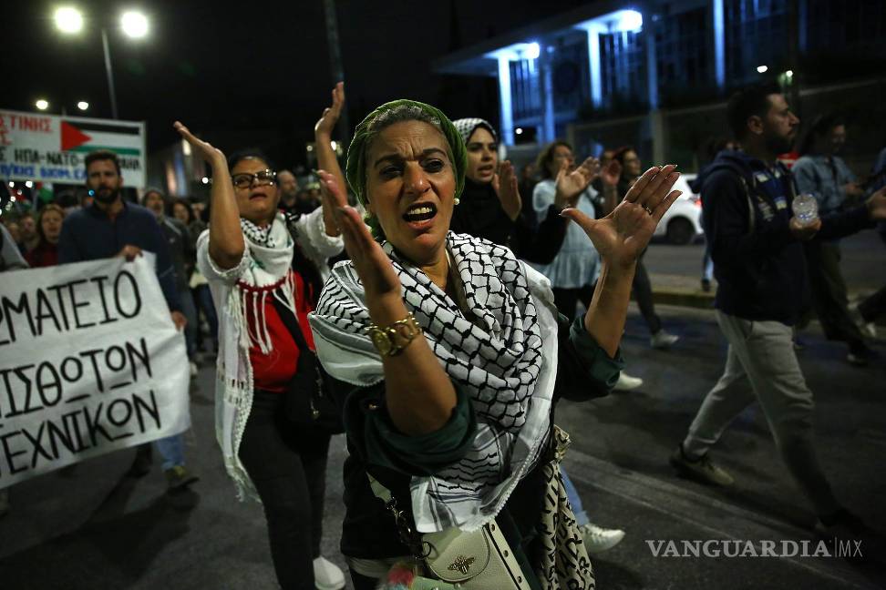 Estas son las imágenes de las protestas en varias ciudades del mundo tras el bombardeo al hospital Al Ahli en Gaza