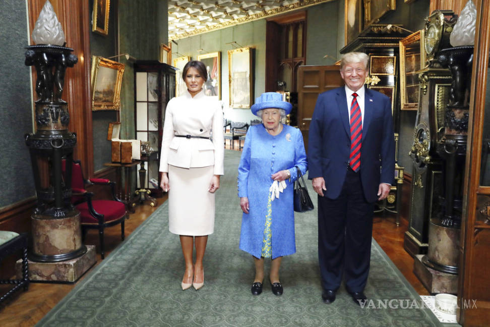 $!Trump tendrá que respetar normas en visita a la reina