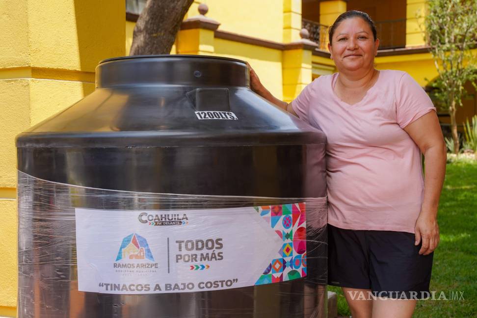 $!Más de 470 familias en Ramos Arizpe ya cuentan con un sistema básico de almacenamiento de agua.