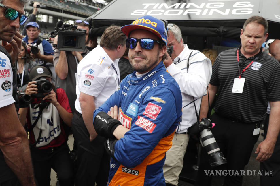 $!Fernando Alonso se queda 'corto' y no califica para las 500 millas de Indianapolis