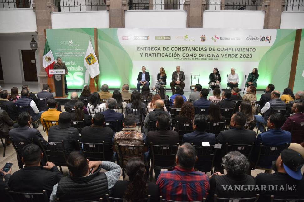 $!Más de 32 mil personas en Coahuila están involucrados en el programa “Oficina Verde”.
