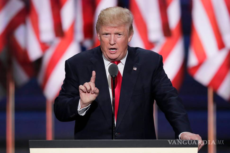 Trump acepta la nominación como candidato republicano a la Casa Blanca