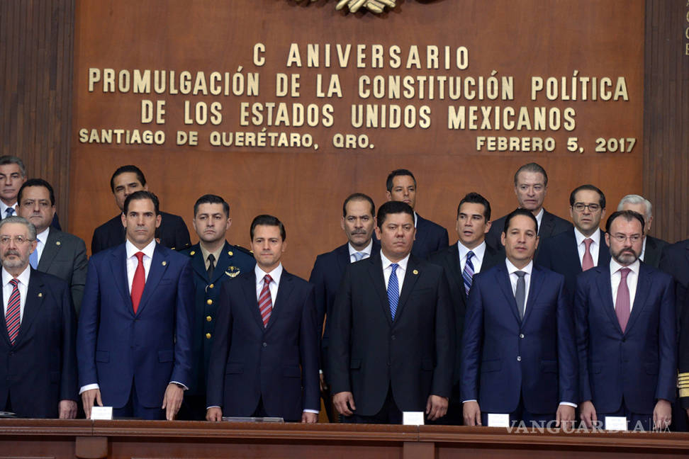 $!En el centenario de la Constitución Peña Nieto llama a la unidad