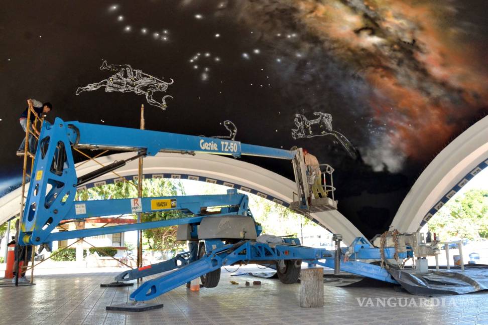 $!Entregan duela sintética para el parque Fundadores de Torreón