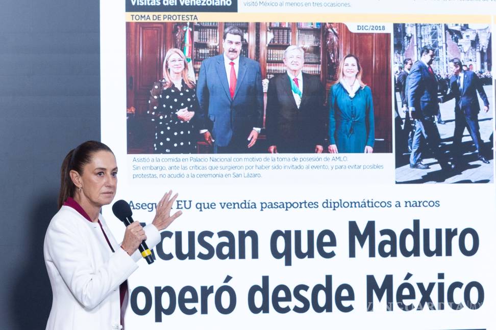 $!La presidenta Claudia Sheinbaum se pronunció en varias ocasiones por el respeto a la soberanía de los países.