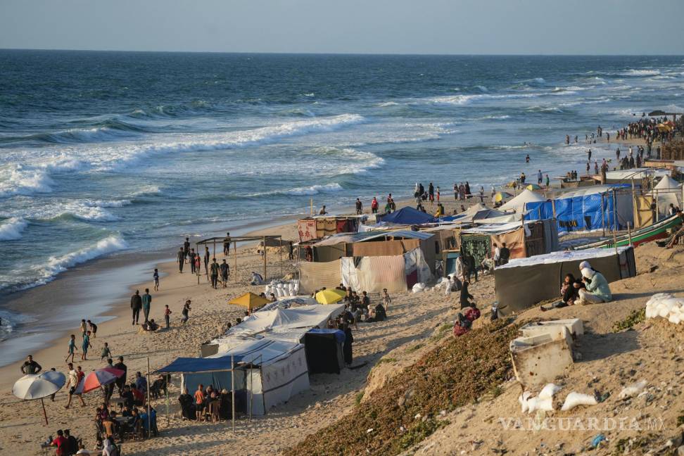 $!Los palestinos conmemoran 76 años de su expulsión masiva de lo que ahora es Israel. Vista del campamento de Deir al Balah para refugiados palsestinos .