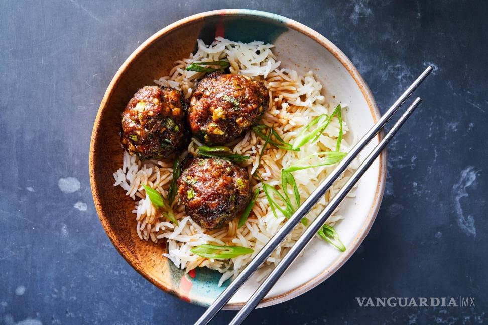 $!Albóndigas de ternera estilo barbacoa coreana (Julia Gartland/The New York Times)