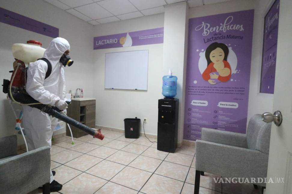 $!Salud Municipal continúa con la sanitización en unidades e instalaciones del DSPM de Torreón