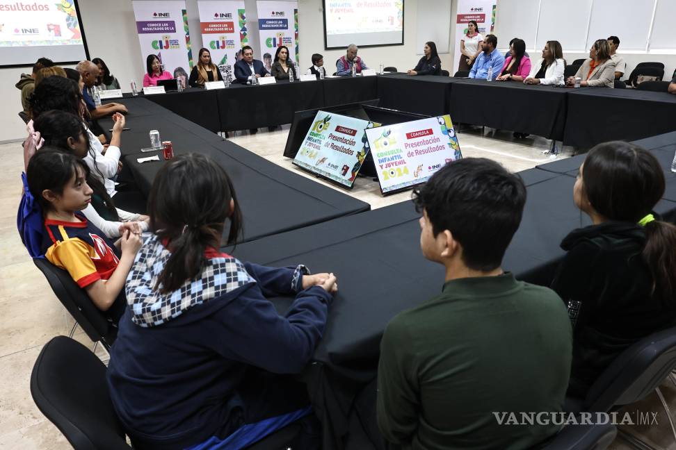 $!Autoridades estatales y la representación del INE en la localidad presentaron los resultados de la consulta.