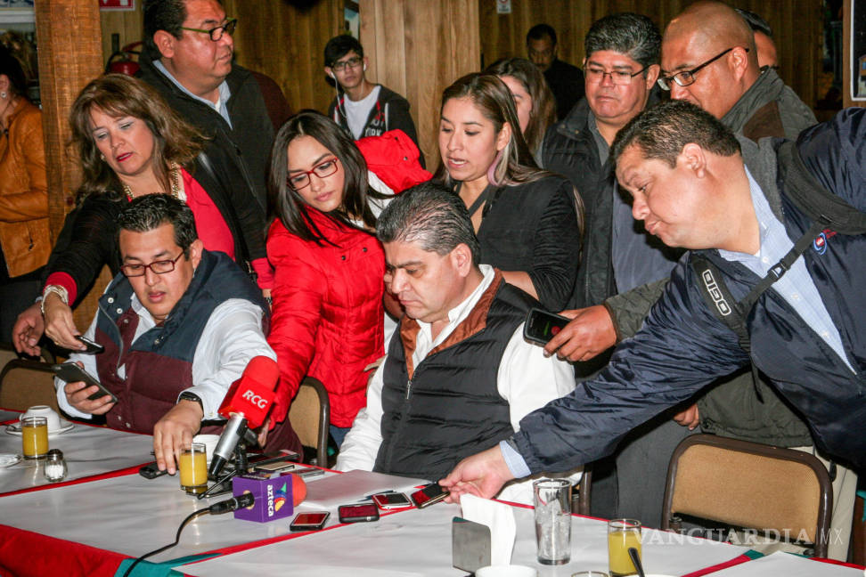 $!‘El PRI está preparado para ganar’ en Coahuila, dice Miguel Ángel Riquelme