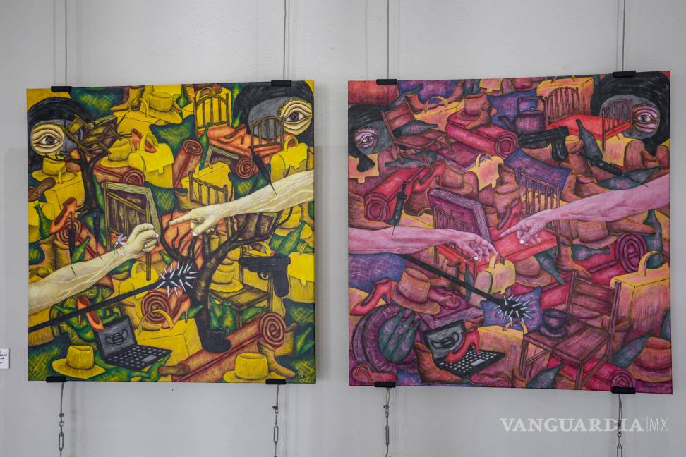 $!La migración acompaña al artista Rodney Zelenka en su exposición ‘Suitcase Stories’ en Saltillo