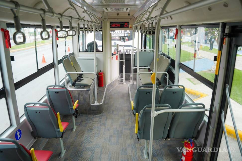 $!Los camiones tienen capacidad para trasladar a 77 pasajeros.