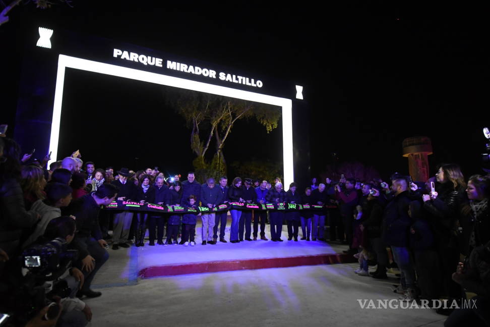 $!Inauguran el Parque Mirador Saltillo, nuevo atractivo turístico que une pasado y presente de la ciudad