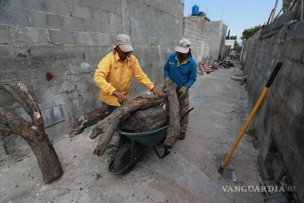 $!Personal del Municipio realizó labores de limpieza en los callejones de la colonia Miguel Hidalgo.