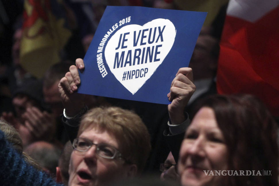 $!Ultraderecha aventaja en elecciones regionales de Francia