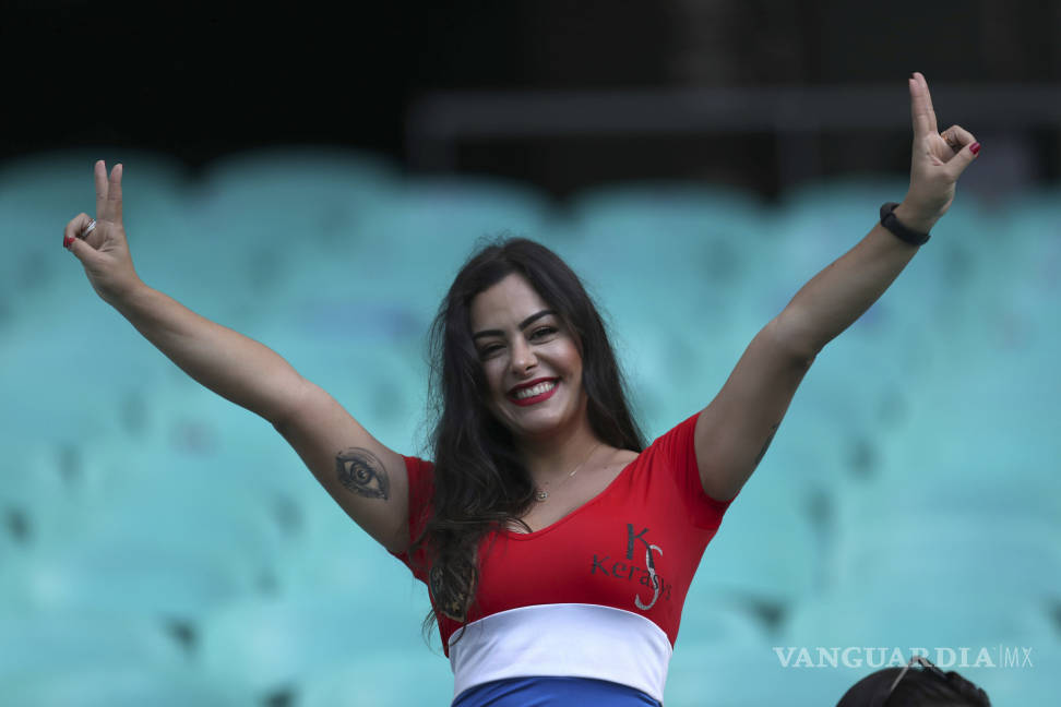 $!Larissa Riquelme deslumbra con su belleza en la Copa América