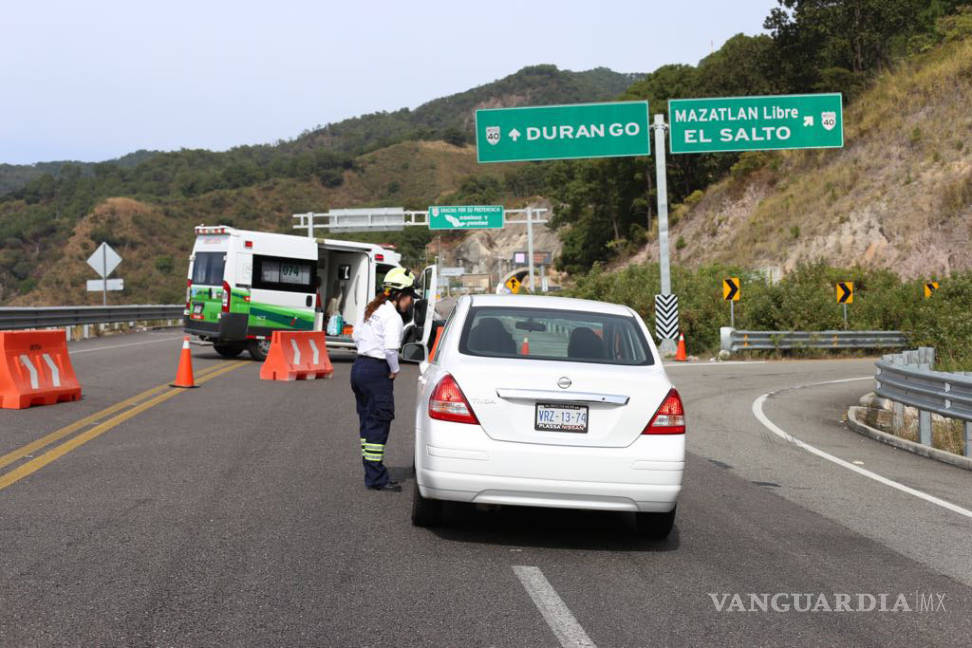 $!Continúa cerrado tramo de autopista Mazatlán-Durango