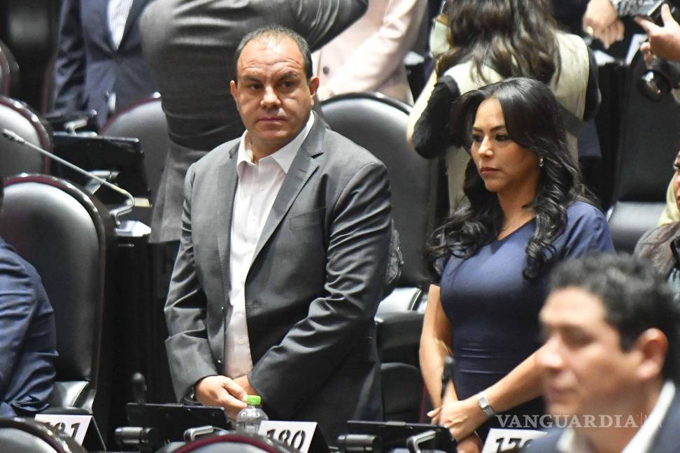 $!CIUDAD DE MÉXICO, 11FEBRERO2025.- Cuauhtémoc Blanco, diputado de Morena, durante la sesión ordinaria de la Cámara de Diputados, en la que se discutió el dictamen relativo a la Cuenta de la Hacienda Pública Federal, correspondiente al Ejercicio Fiscal 2022. FOTO: MARIO JASSO/CUARTOSCURO.COM