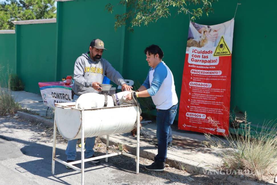 $!El módulo de Control Canino atiende perros y gatos de compañía con desparasitación, vacunación y baños antigarrapatas en distintos sectores de la colonia.