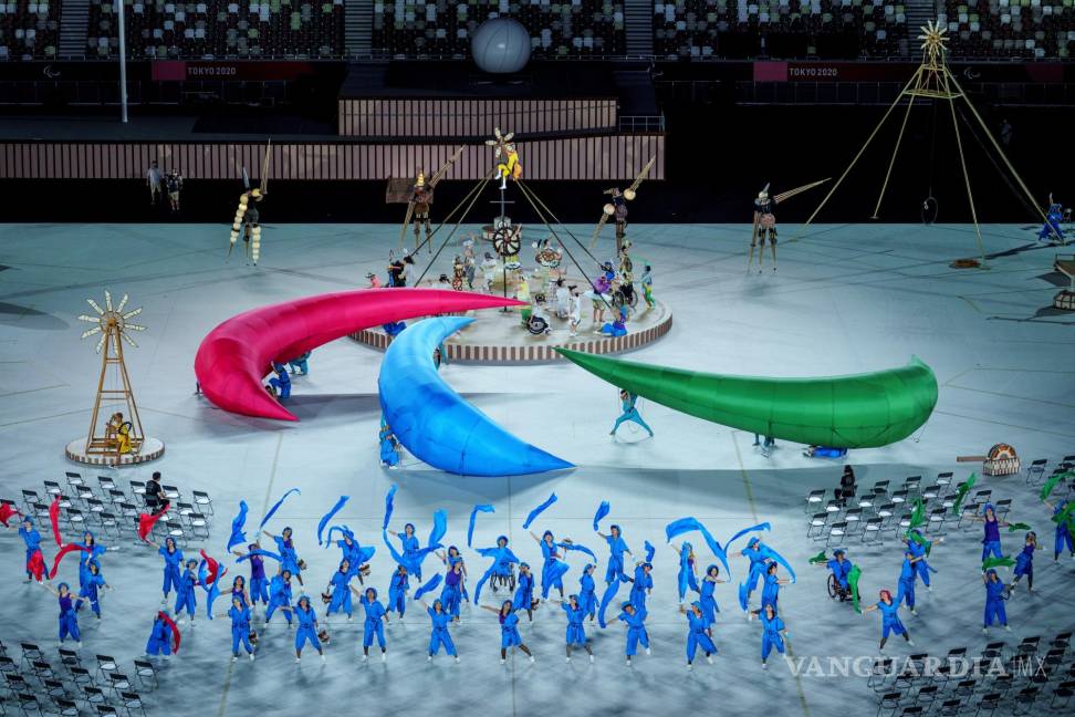$!Ceremonia de Apertura Paralímpica en el Estadio Olímpico Paralímpico de Tokio 2020 Juegos. EFE/EPA/Bob Martin