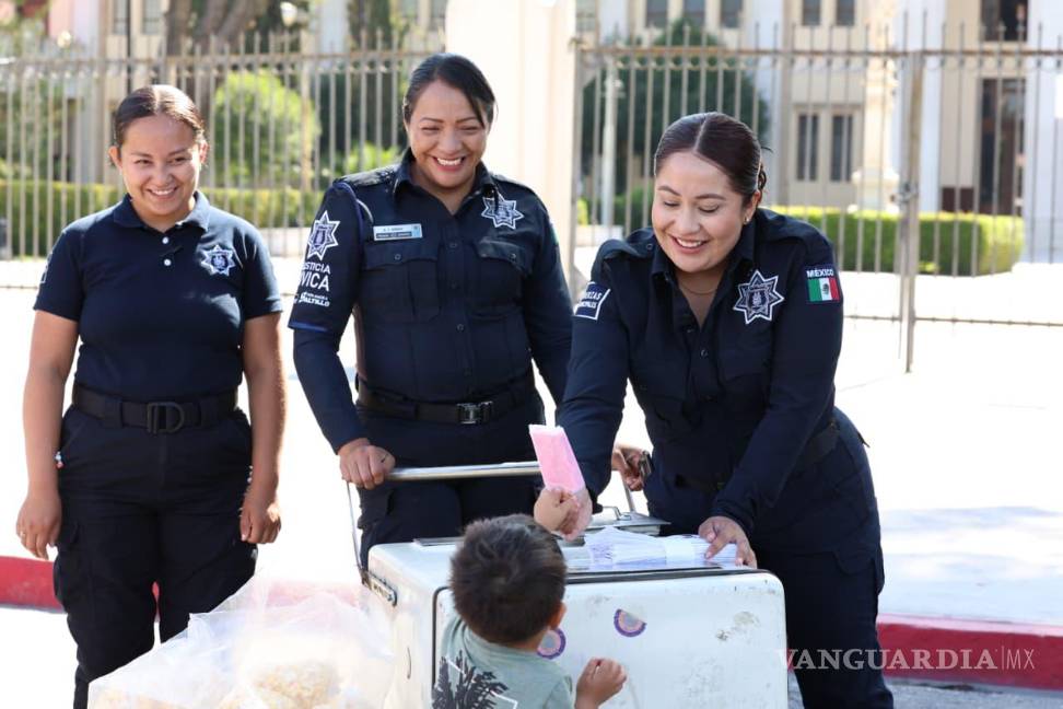$!Reúne Ruta Recreativa de Saltillo a cientos en Venustiano Carranza; instalan módulo de credencialización