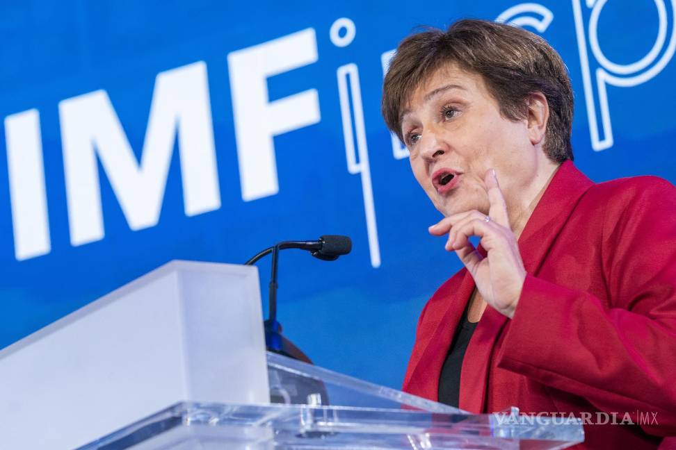 $!La directora del FMI, Kristalina Georgieva, pronuncia un discurso durante las Reuniones de Primavera de 2023 del FMI y el Banco Mundial en Washington.