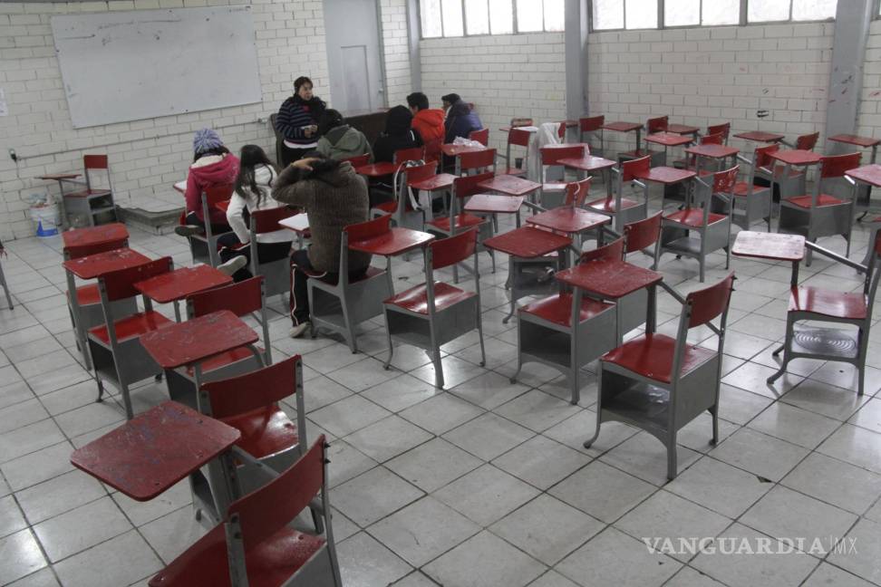 Dispara frente frío a 95% el ausentismo en escuelas de Coahuila