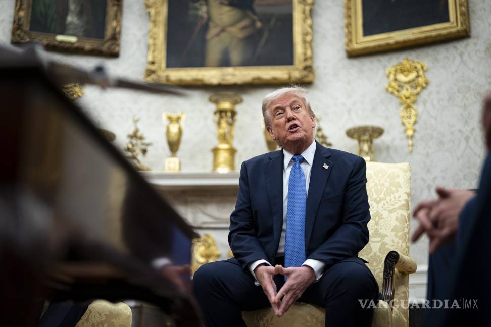 $!Donald Trump añadió que no le importaría ser recordado como el presidente que “expandió el territorio estadounidense”.