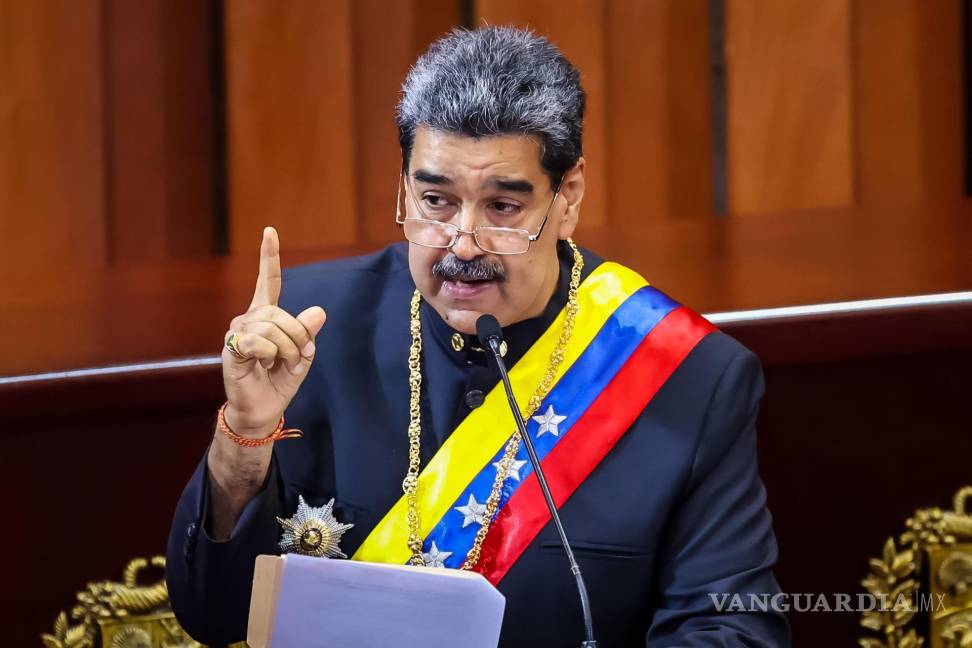 $!El presidente de Venezuela, Nicolás Maduro, en el inicio del año judicial, en la sede del Tribunal Supremo de Justicia, en Caracas, Venezuela.