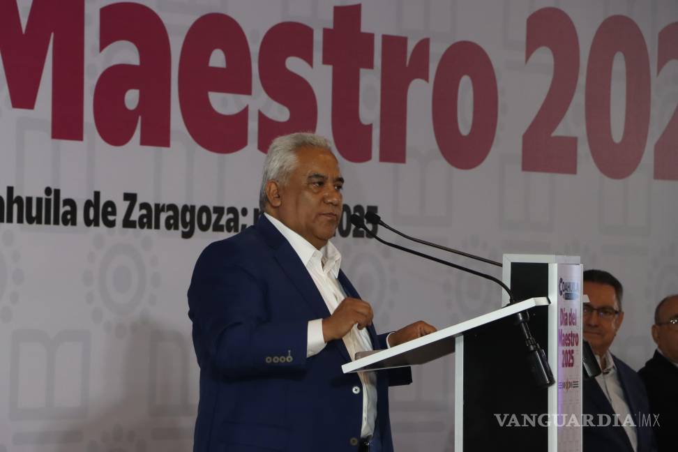 $!Everardo Padrón García, líder de la Sección 5 del SNTE, aseguró que Coahuila cumple cabalmente con las prestaciones del magisterio.