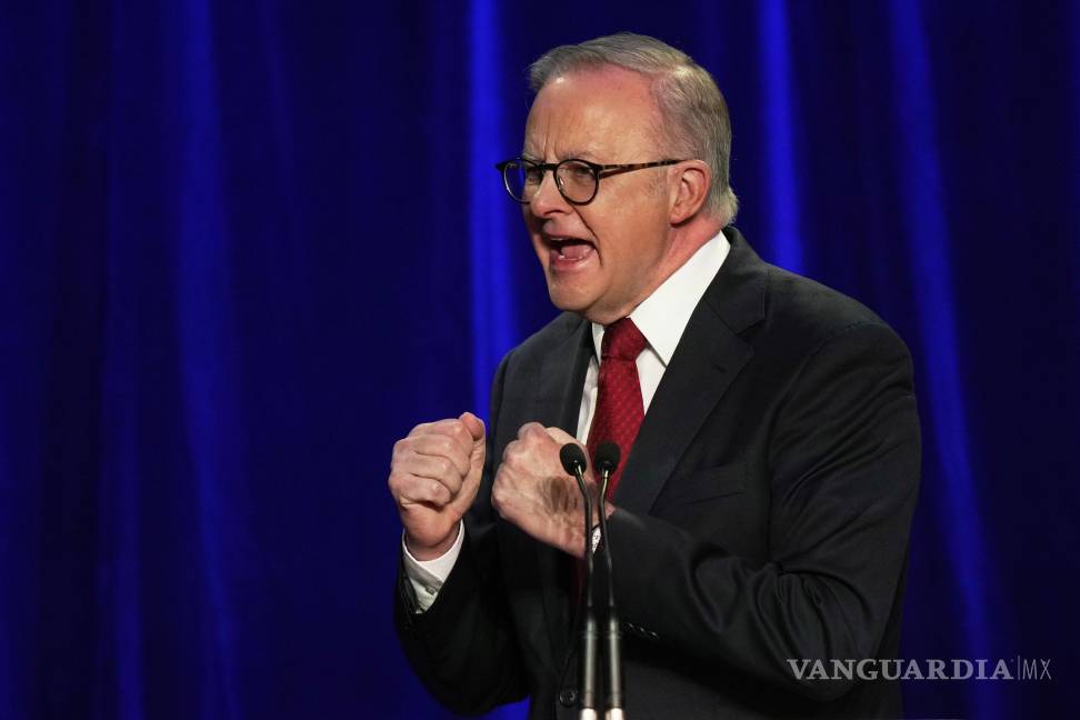 $!El primer ministro australiano, Anthony Albanese, reacciona tras ganar un segundo mandato en las elecciones generales de Sídney.