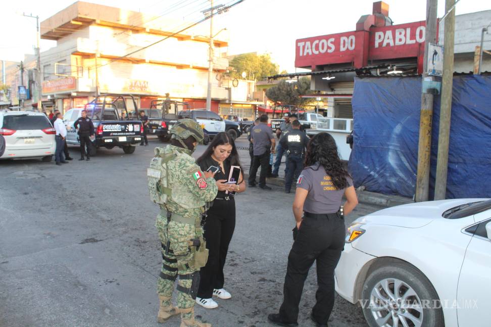 Catean taquería en Saltillo tras homicidio; tres empleados fueron detenidos