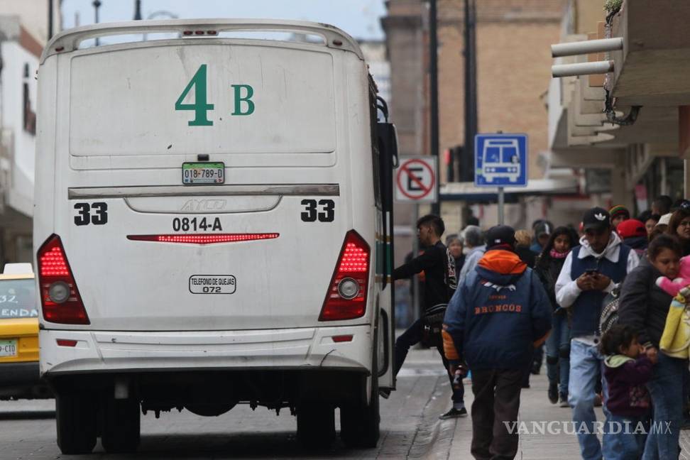 Tribunal desecha protesta contra alza a tarifas del transporte en Saltillo