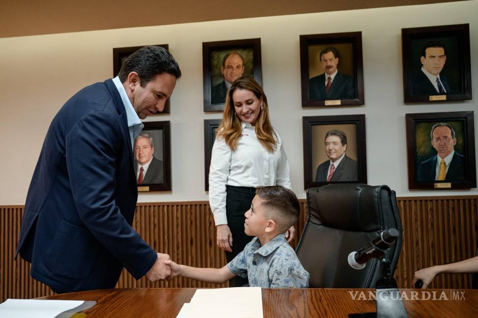 $!Niños del Cabildo Infantil agradecieron los programas que impulsan su salud y aprendizaje.