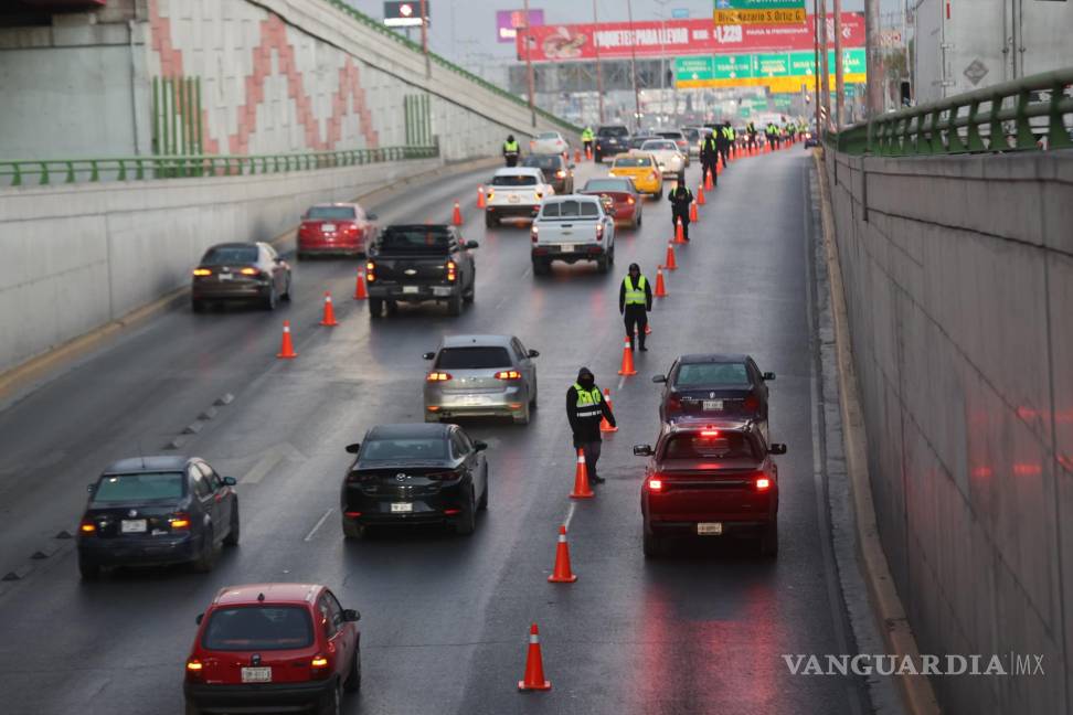 $!A partir del lunes, el operativo piloto continuará evaluando la movilidad en diferentes puntos de Saltillo.