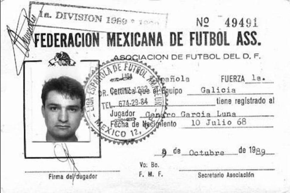 $!Genaro García Luna fue futbolista profesional; así lucía de joven